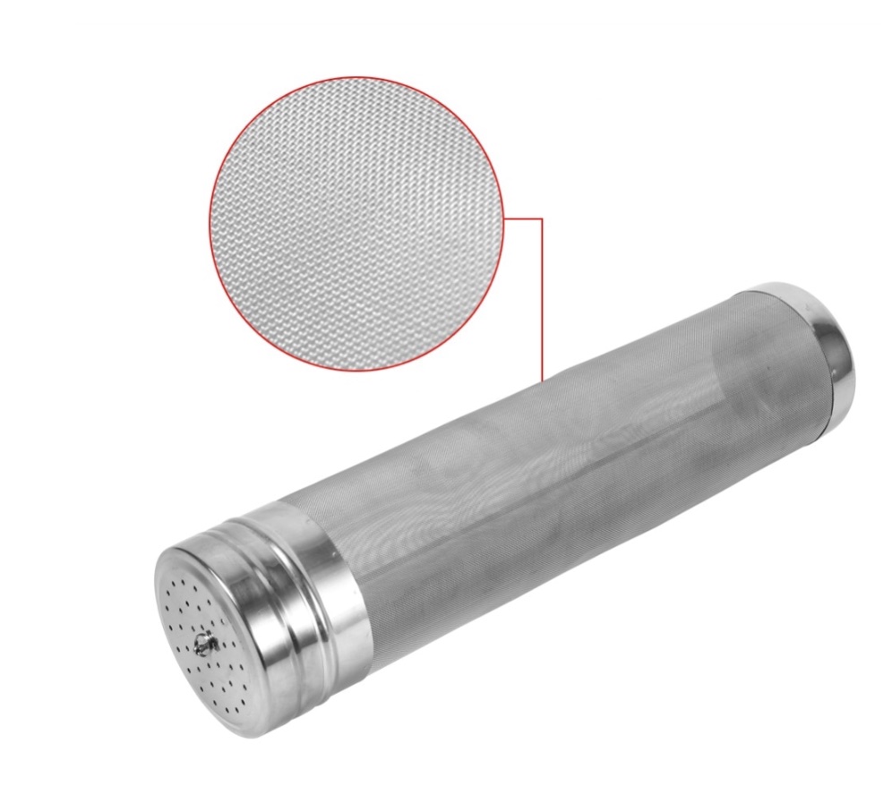 Filtro para Lupulo 300 micrones - Acero Inoxidable (Spider) 7x29