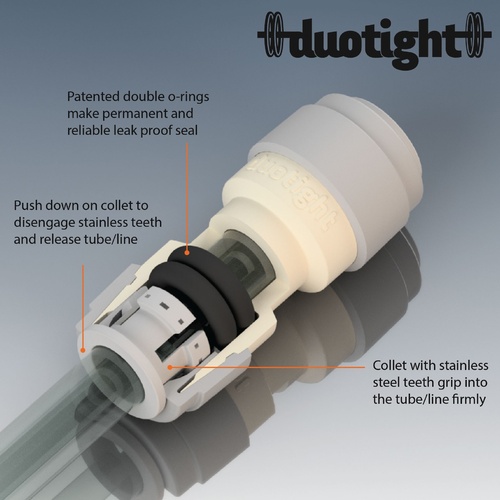 Duotight Push-In Fitting - 8 mm (5/16 in.) Codo