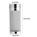 Filtro para Lupulo 300 micrones - Acero Inoxidable (Spider)