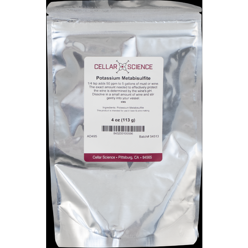 Metalbisulfito de Potasio (Potassium Metabisulfite) - 4oz